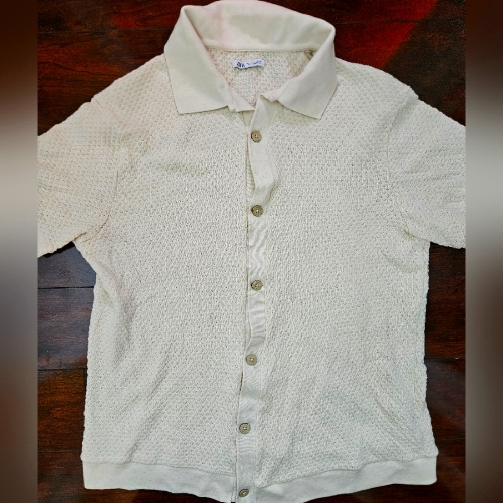 Zara Knit Polo Shirt